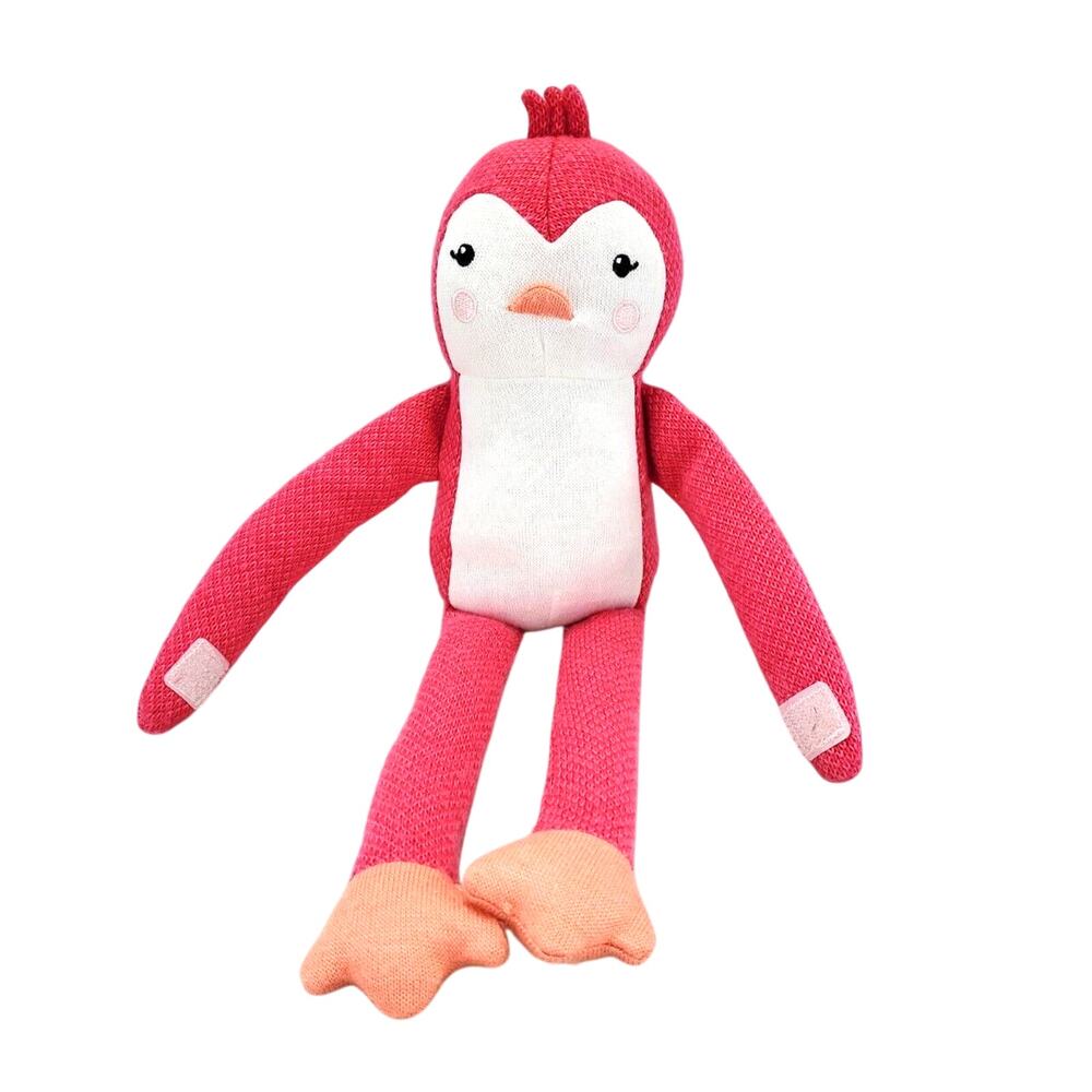 Pillowfort Plush Stuffed Animal Lovey Penguin Pink 2016 Target Cute Soft Kid Toy